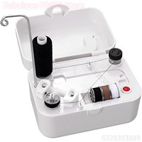 Electric Bobbin Winder with Handle Automatic Bobbin Winder Machine USB/Battery Powered Cross Stitch Organizer Sewing Tool