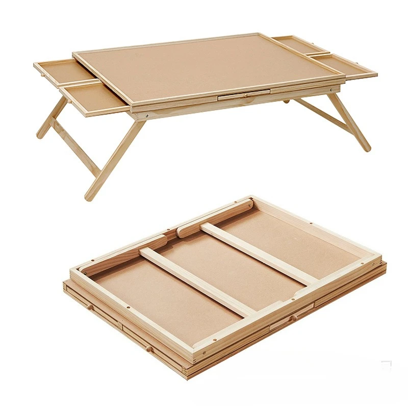 Solid Wood Puzzle Table 1500 Pieces Foldable Large Area 6 Drawers Storage Household Educational Toy Table