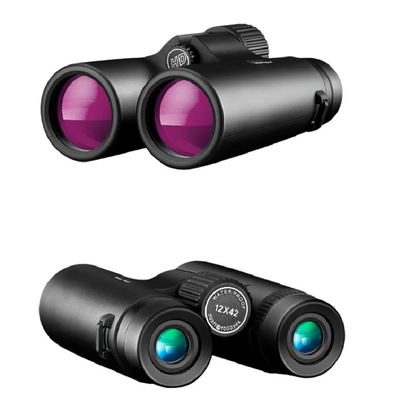 

10X42 Waterproof Binoculars for Adults Professional HD BAK4 Prism Telescope for Hunting Camping Bird Watching Travel