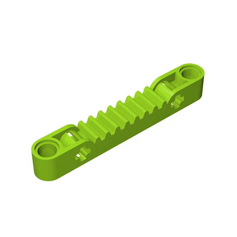 Gobricks 1 Stuks GDS-1007 Tandwiel Strip Frame Met As Bout Gat 1X7 Bakstenen Compatibel Met Kinderen Diy Educatieve Bakstenen