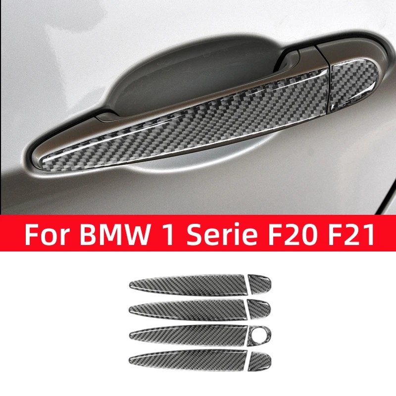 

Carbon Fiber for BMW 1 Series F20 F21 2012-2018 External Accessories Car Door Handle Cover Trim Decoration Stickers Anti Scratch