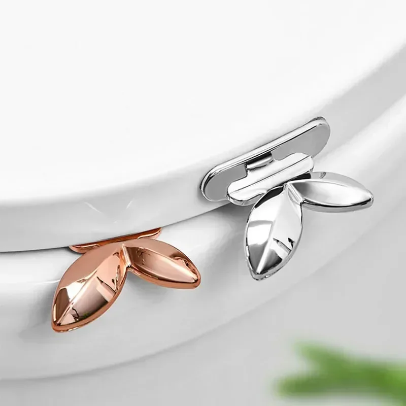 

1/3Pcs Handle Can Avoid Touching The Toilet Lid Lifting Fashionable Toilet Seat Lifter Bathroom Leaf Toilet Lid Handle