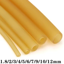 Tuyaux en caoutchouc latex naturel, générateurs élastiques à haute résilience, tube médical, fronde, catapulte, ID sport, 2, 3, 4, 5, 6, 7, 9, 10, 12mm, 1 mètre