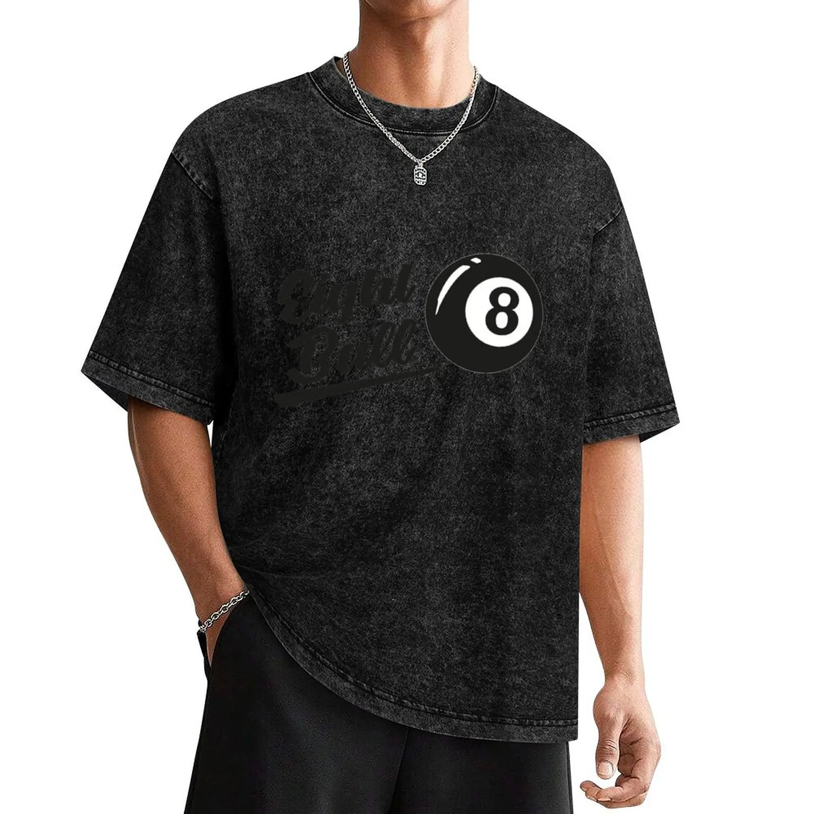 8 Ball T-Shirt T-shirts man fashion shirts quick drying oversized graphic tee men graphic t shirts