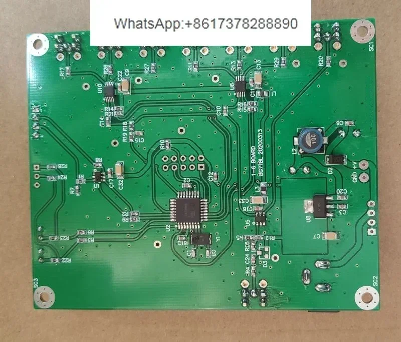 10m Input, 6-channel Output, Frequency Adjustable Conversion Board, PLL Board, 5-12v Power Supply, Computer Frequency Writing