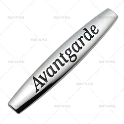 3D Metal Avantgarde Car Side Fender Emblem Badge Sticker For Mercedes Benz C E Class C180 W203 W204 W204 C300 E300 E320 E350