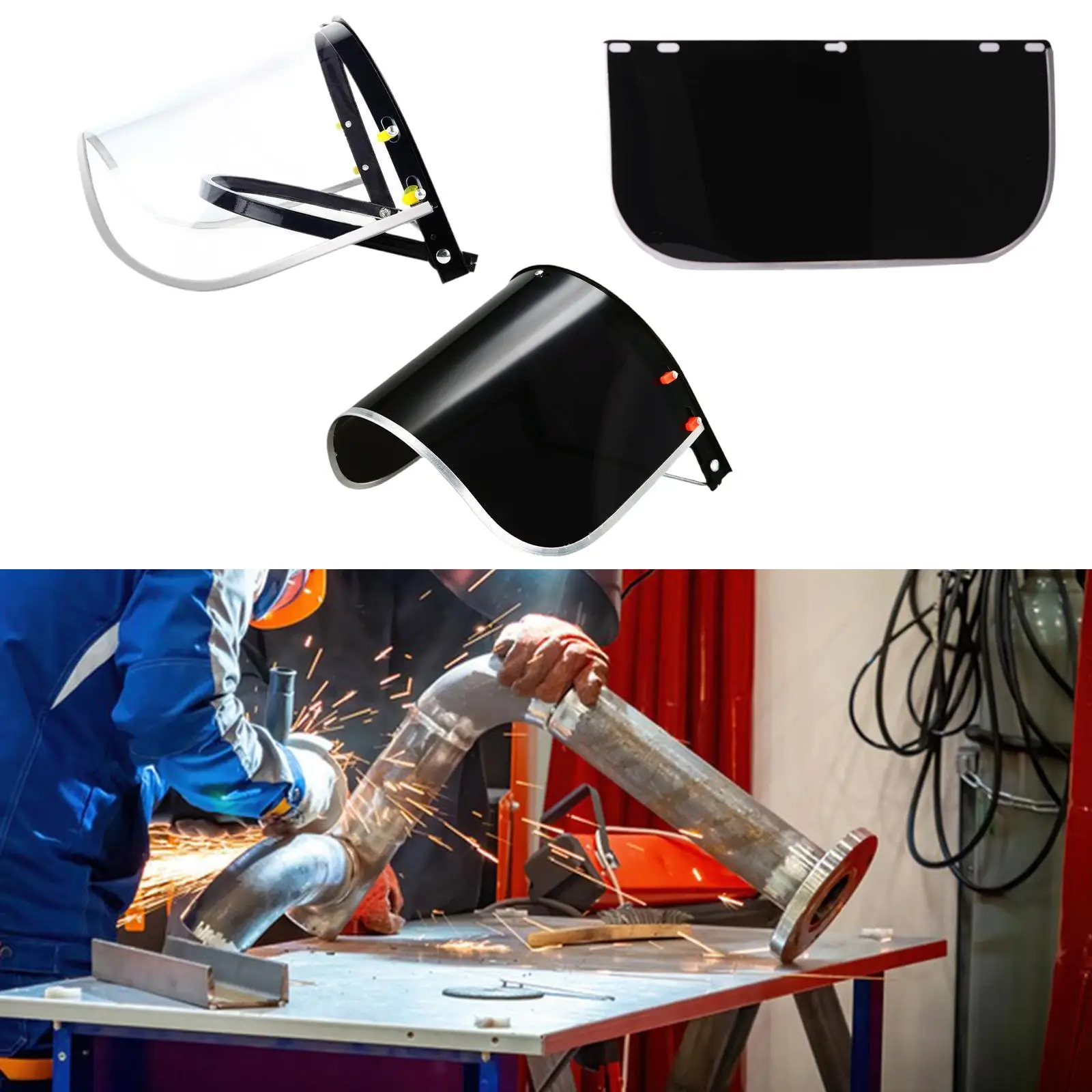 Face Shield Provides Debris Protection Sturdy Protector Professional Face Guard for Weeding Gardening Cutting Welding Men