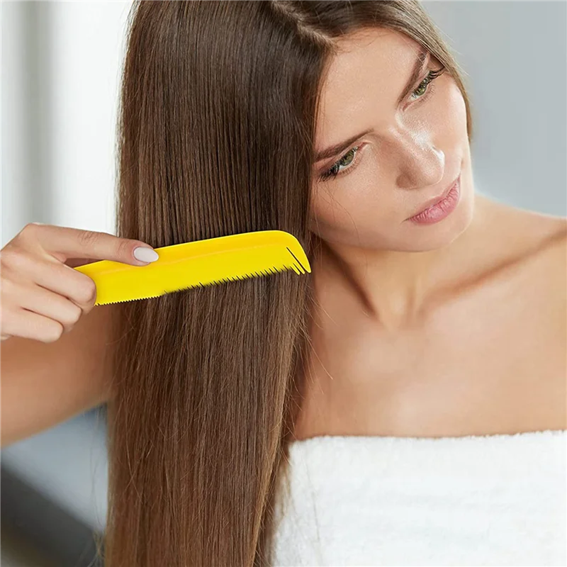 A94E-36 조각 어린이를위한 다채로운 머리 빗 세트 여성 남성 다채로운 플라스틱 고급 드레싱 빗 (핑크, 노란색, 파란색)