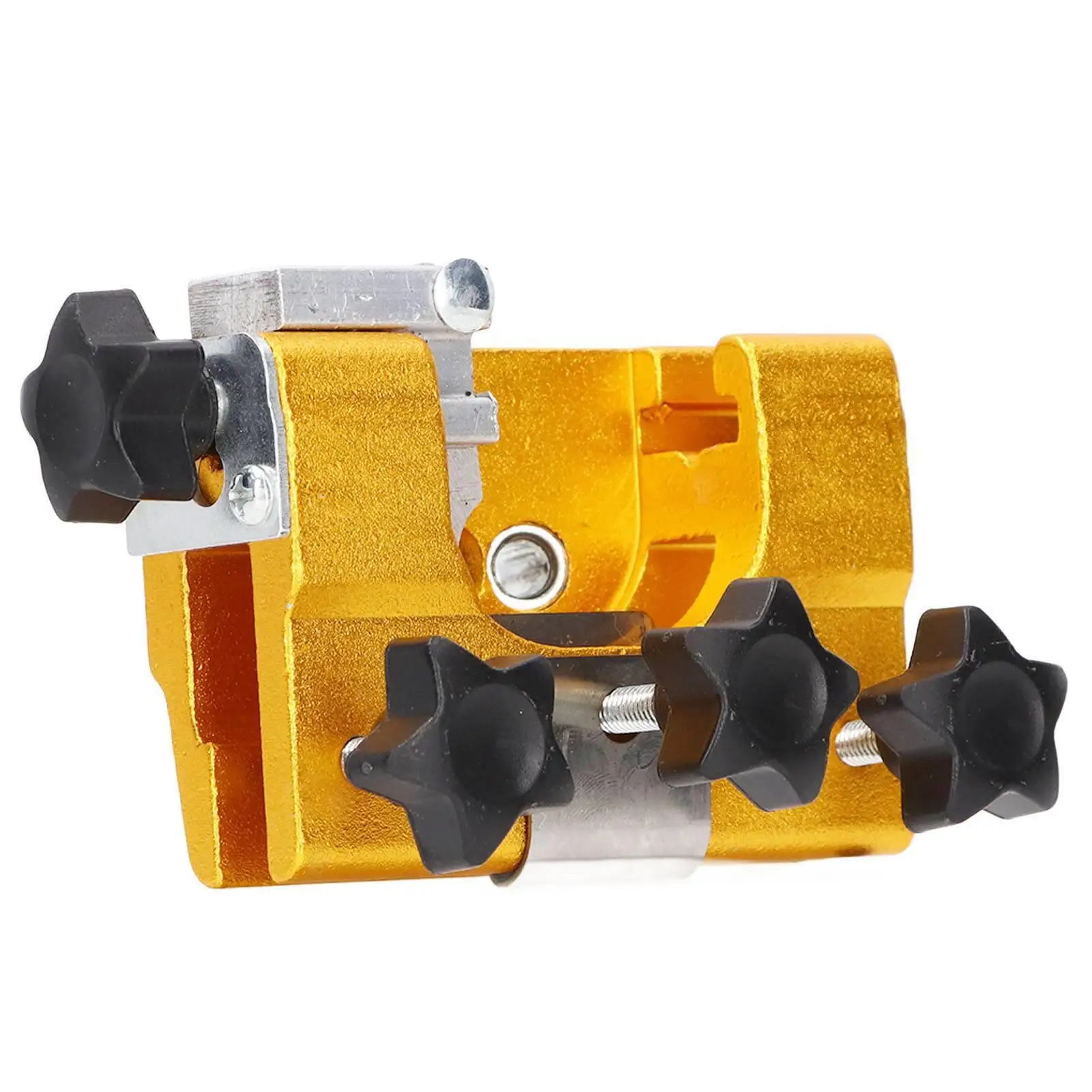 Portable Aluminum Alloy Hand-cranked Chain Sharpener - Ergonomic Chainsaw Sharpening Tool for chainsaws and Electric Saws