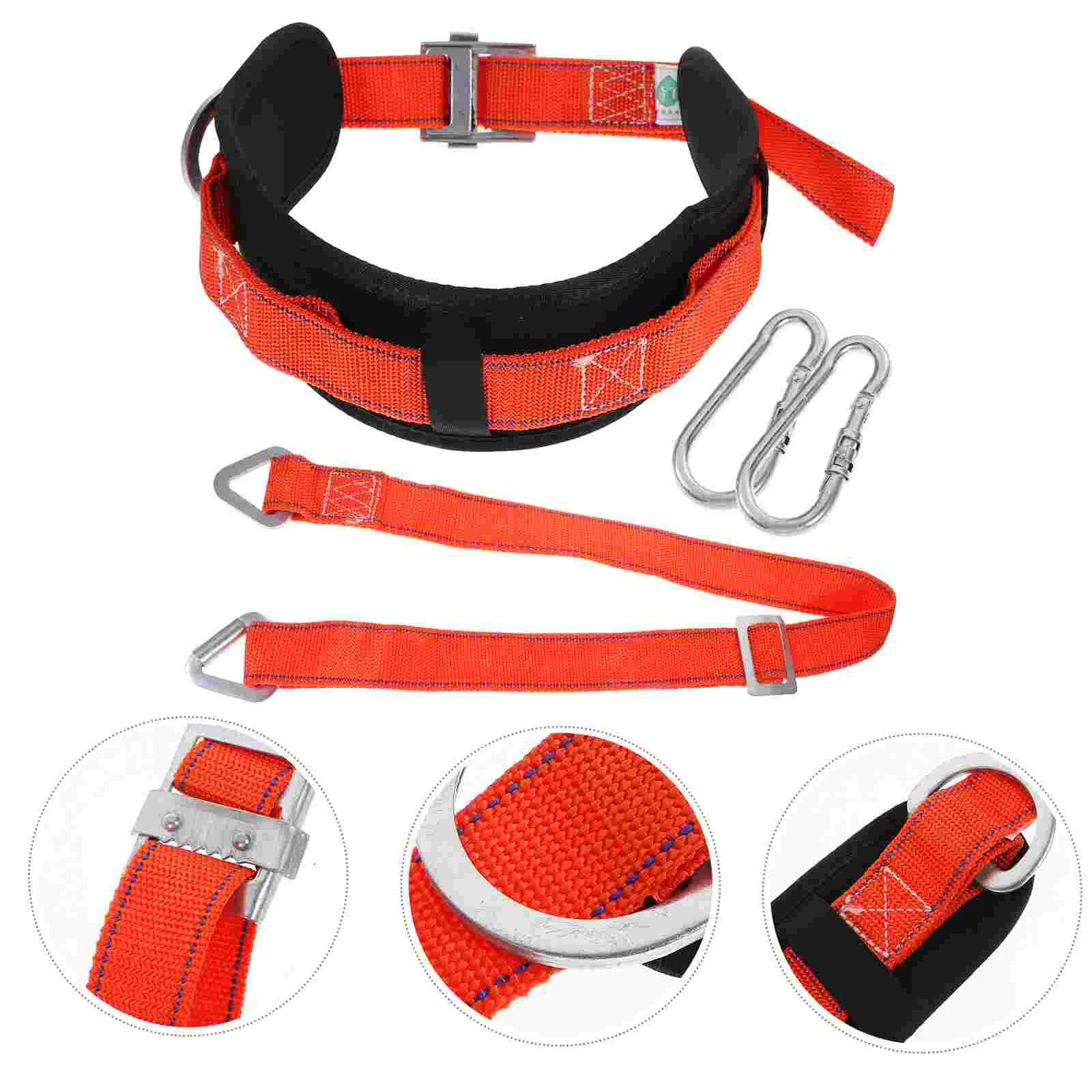 

Safety Belt Durable Portable Practical Safety Harness Fall Protection Lanyard Safety Belt Electrician Safety Belt For Outdoor