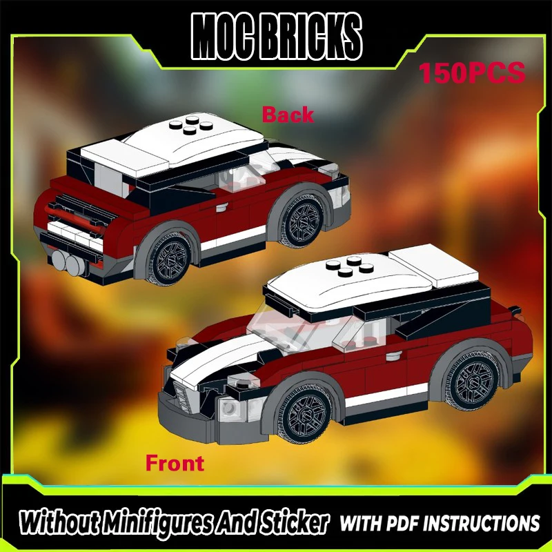 

Конструктор MOC: Модель гоночного автомобиля, классический роскошный купе, модульная технология, подарки, праздничный набор для сборки, детские игрушки