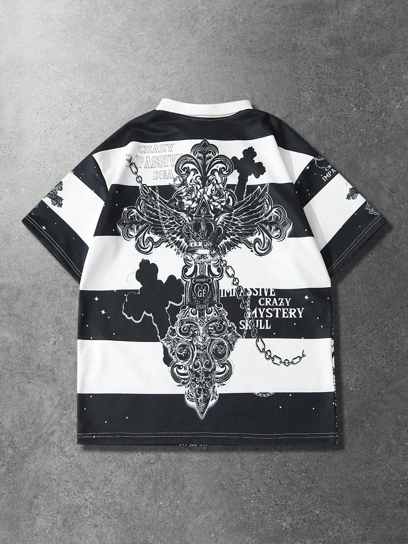 2026 Summer New Men's Short Sleeved Sports Polo Shirt with 3D Stripe Pattern Printing - Street Trendy, Casual, Fashionable, Comf