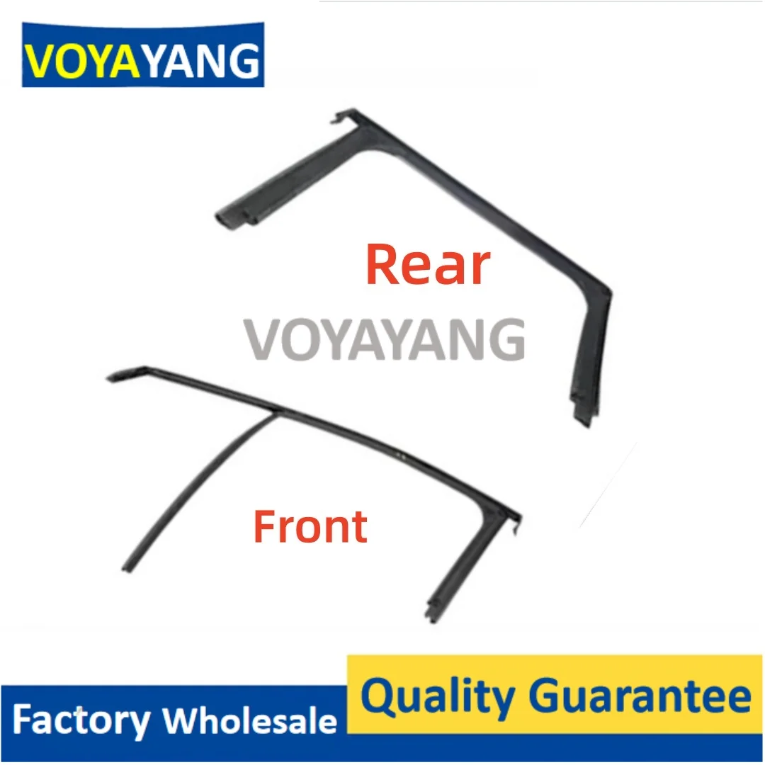 9678120880G 9678120780D Car Front Or Rear Window Upper Rubber Strip Sealing For Peugeot2008 Glass Lifter Guide Groove Mud Trough
