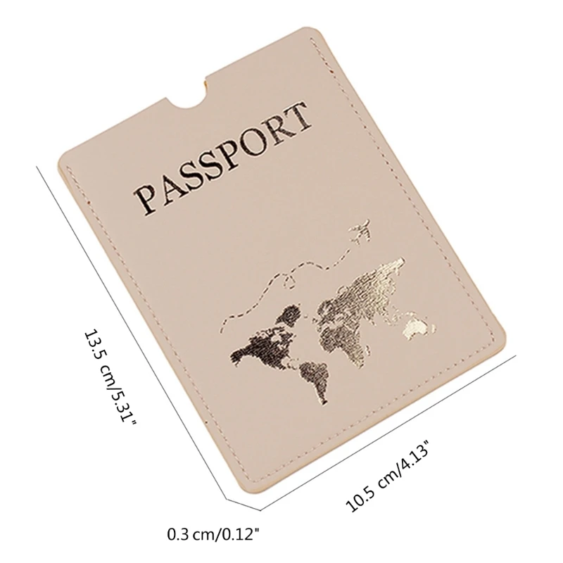 E74B Funda pasaporte PU avión Simple para hombres y mujeres, tarjetero, regalo boda