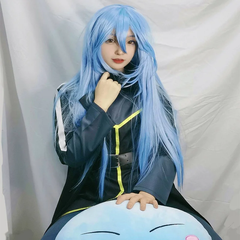 

Парик для косплея из аниме «I Get Reincarnated as A Slime Rimuru Tempest», маска, аксессуары