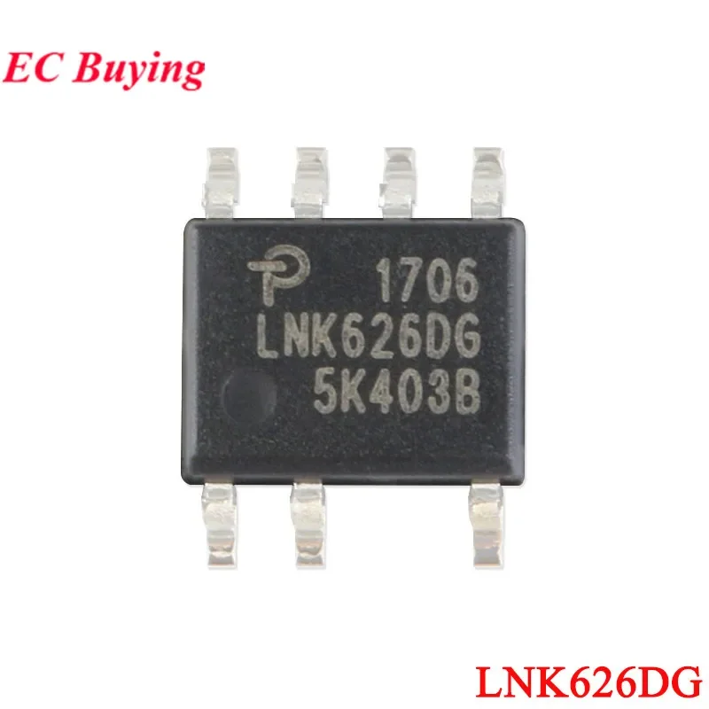 10Pcs/1pc LNK626DG LNK626 LNK626DG-TL SOIC-7 SOP-7 Switching Power Supply Chip AC/DC Switch Converter IC