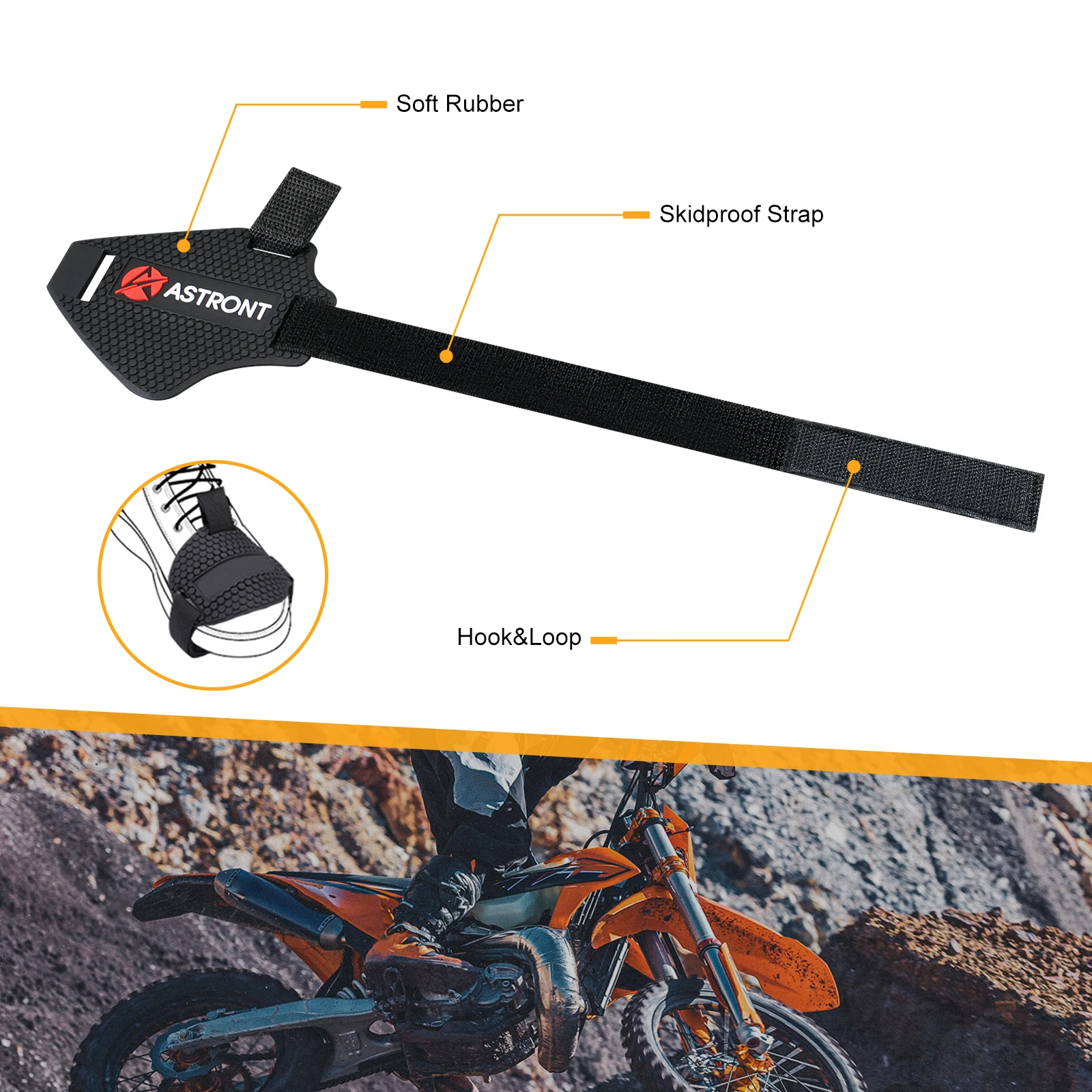 واقي تغيير الأحذية قابل للتعديل لـ KTM EXC 300 لـ Husqvarna TE 300 GasGas EC 300 Beta RR 300 Honda Yamaha Kawasaki Sherco #4