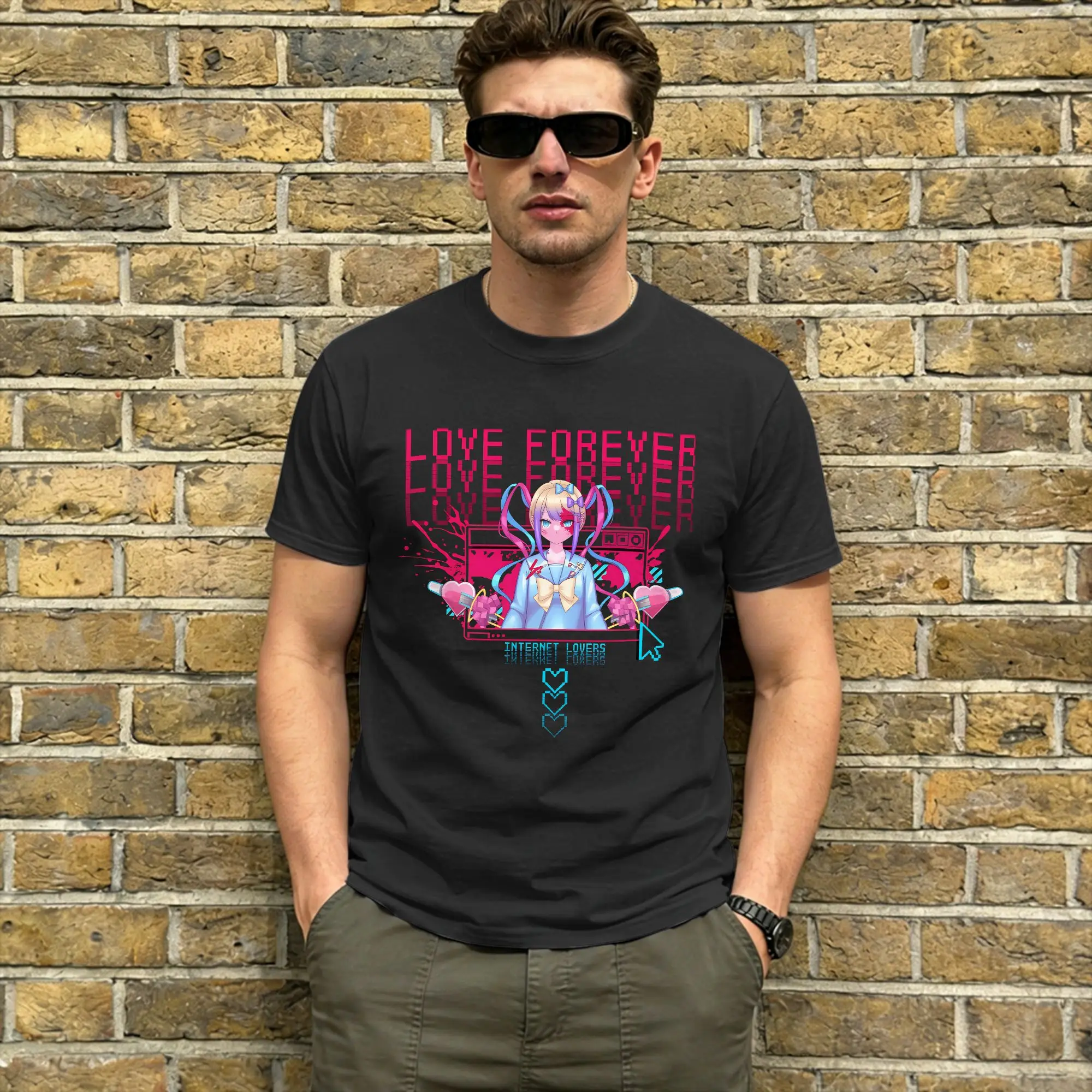 Men Needy Streamer Overload T Shirt Video Game Cotton Clothing Vintage Short Sleeve Round Neck Tees 4XL 5XL 6XL T-Shirt