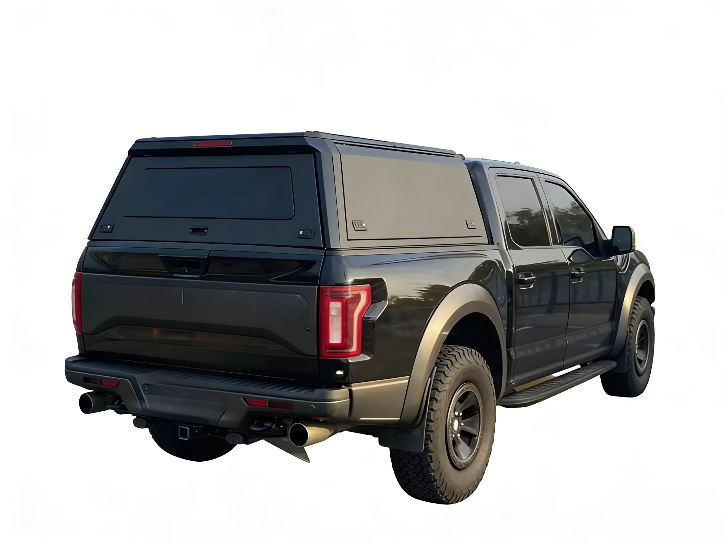 Lightweight Waterproof Aluminum Alloy Truck Cap Acid Alkali Resistant Dual Coating for F150 Isuzu