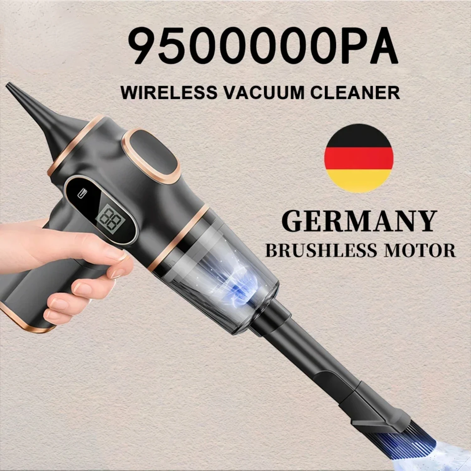 

Original 9500000Pa Wireless Vacuum Cleaner Automobile Portable Robot Vacuum Cleaner Handheld Car Appliances