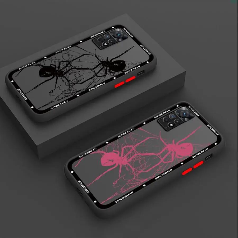 Marvel Sipiderman Logo Handyhülle für Xiaomi Redmi 12 12C 13C 5G 9 9A 9C 9T 10 10A A1 A2 Plus K40 Pro Bumper Matte Cover