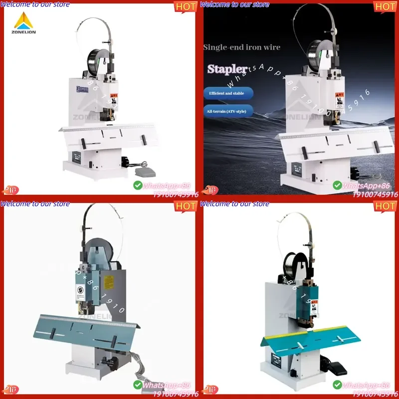 2026Hot Electric Single Head Wire Stitching Machine for Booklet Magazine Binding