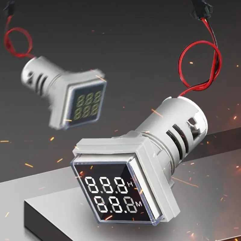 P82E LED Double Display Hour Meter DECERE TIME DECTION DOWN