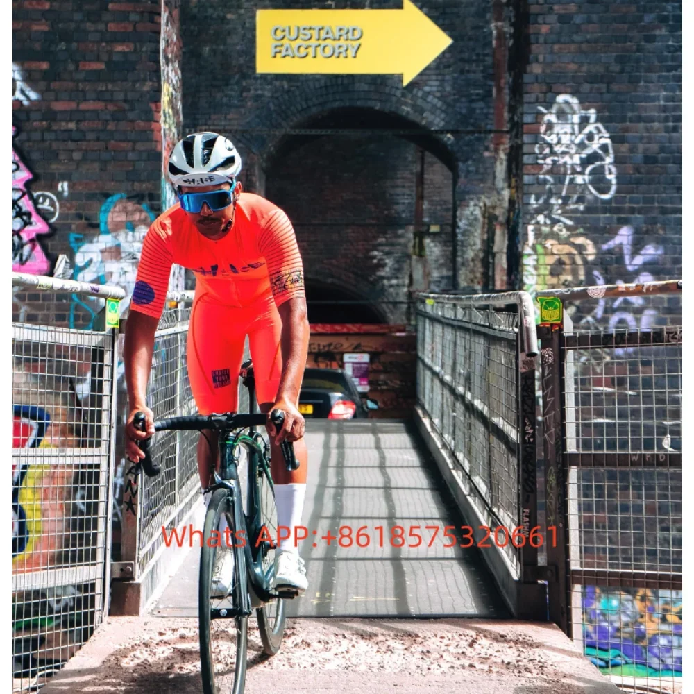 

Chaise Men skinsuit uci sports clothing Triathlon suits summer Cycle Clothes road bicycle jumpsuit ropa de ciclismo mtb team kit