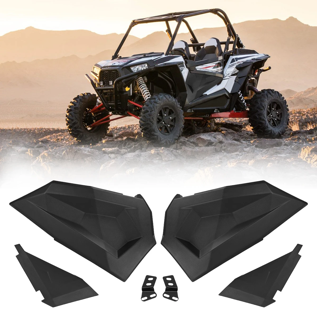 

KEMIMOTO # 2879942 Нижние полудверные вставки Панели UTV, совместимые с Polaris RZR XP 1000 Turbo S Turbo S 2014-2023 гг. # 2879509