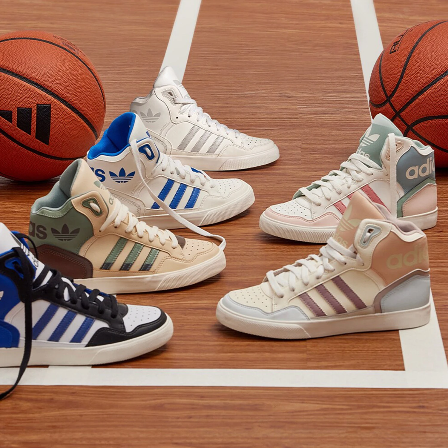 

adidas Originals genuine EXTABALL Women's Basketball Sneakers ID6073