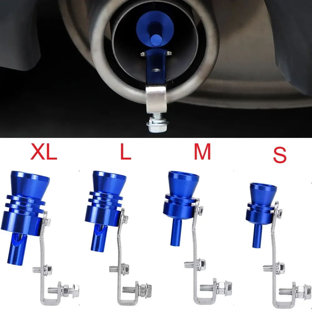 Simulateur universel de son de tuyau, silencieux de torsion de son de turbo, soupape de soufflage, sifflet de voiture de vélo de route, faux sifflet de turbo accessible
