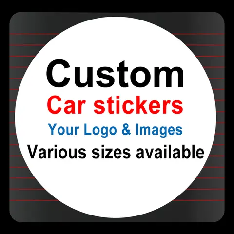 Car Stickers / Wall Sticker Waterproof Vinyl Customized Your Own Stickers Labels With Any Design and Logo
