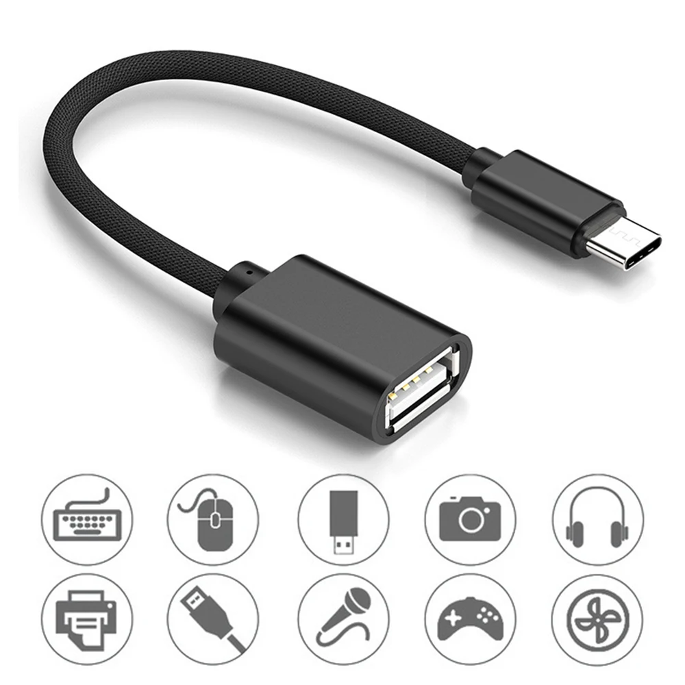 محول من النوع C إلى USB 3.0 USB-C ذكر OTG موصل بيانات أنثى لأجهزة MacBook Pro IPad Mini 6/Pro MacBook Air Type C