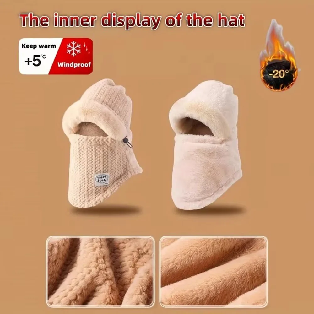 Drawstring Winter Balaclava — product information 4