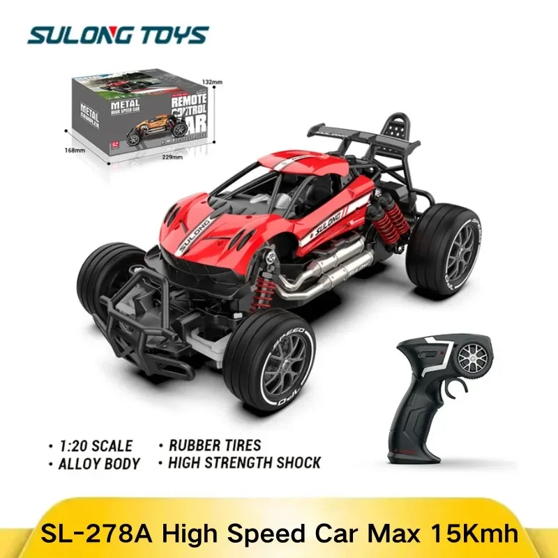 

Sulong SL-278 1:20 Масштаб RWD RC Car 2,4 ГГц Высокоскоростной сплав с дистанционным управлением Игрушечный внедорожный рок-гусеничный и гоночный дрифт-автомобиль для детей