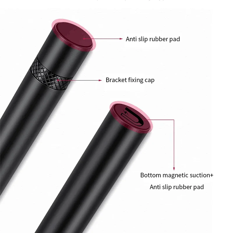 Soporte de aluminio para GPU, soporte giratorio telescópico Vertical, soporte magnético para tarjeta de vídeo, soporte para tarjeta gráfica, 26-120mm