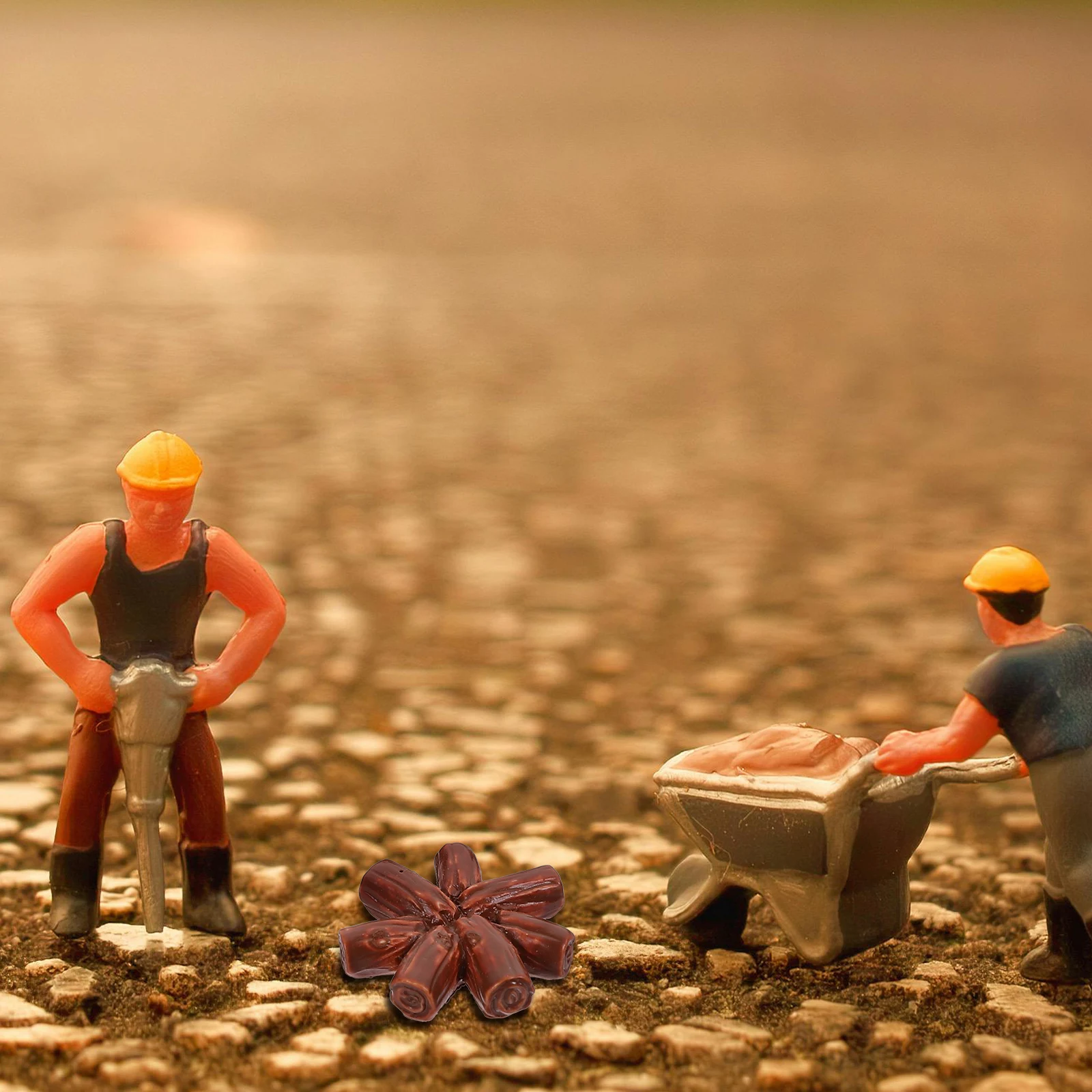 20 stücke Miniatur Haufen Mini Liefert Harz Haus Kamin Dekor Handwerk Szene Layout Prop Für Mini Haus Liefert