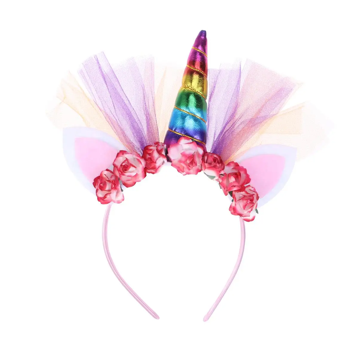 

Unicorn Hair Hoop Headband for Children Fashion Headpiece Kids Hairband Headdress