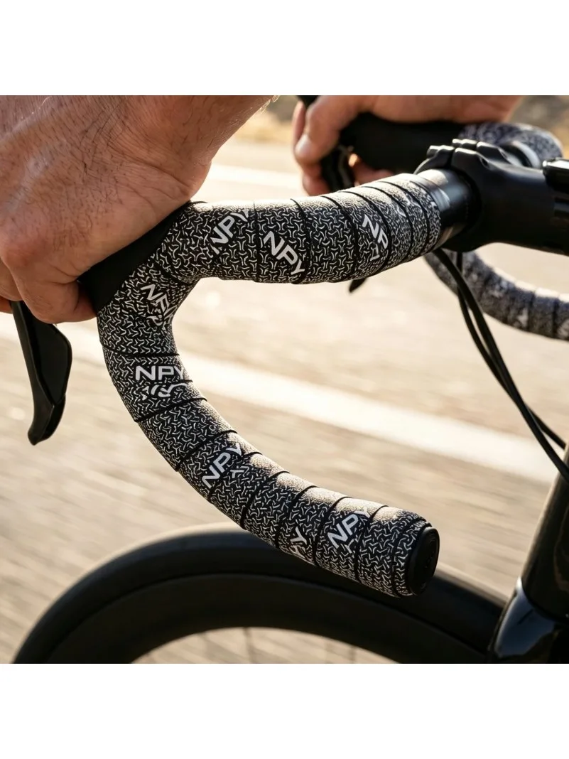 AliExpress NONE Silicone Road Bike Handlebar Tape Racing Bike Shock-absorbing Anti-slip Bicycle Handlebar Tape Wear-Resistant Gravel Bar Tapes