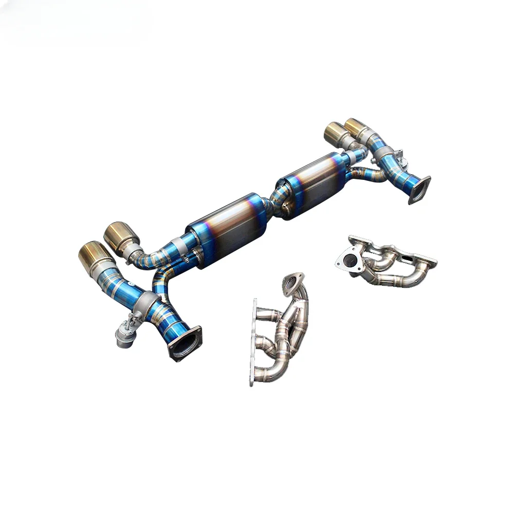 Factory Price Titanium Performance Electronic Valve  Exhaust System for Porsche 911 991 991.2 Turbo S Exhaust