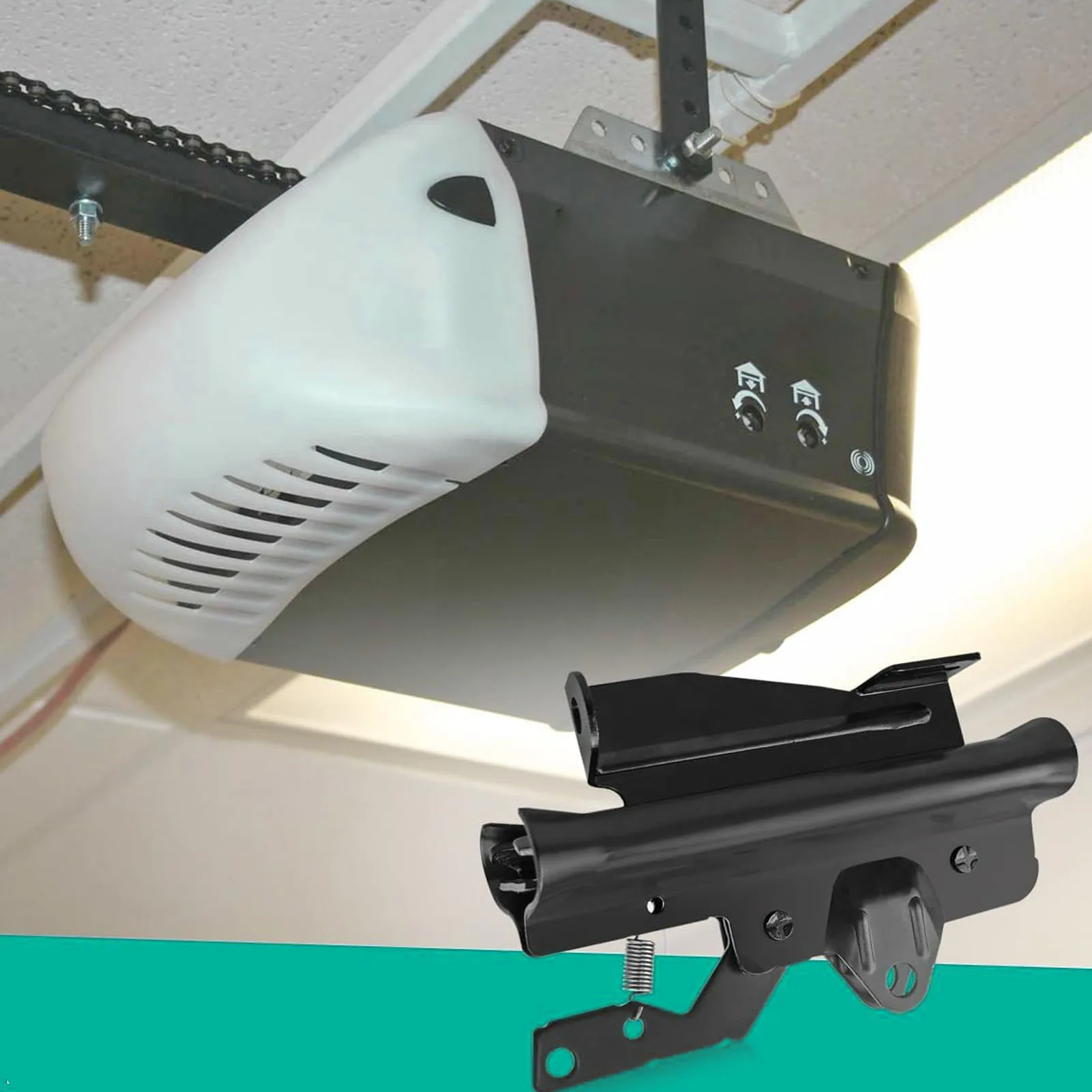 Kompletny zestaw napędu do bramy garażowej, pasujący do napędu paskowego LiftMaster, wózek napędowy 41B3869-1 41B3869-3