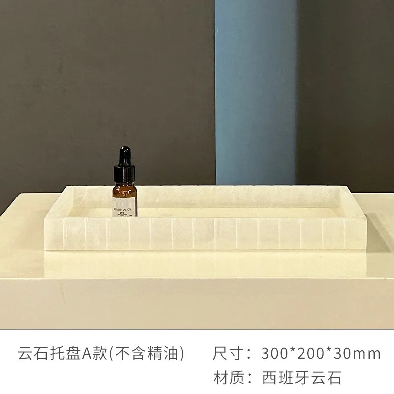 Storage tray Home decoration Spanish marble square tray ornament