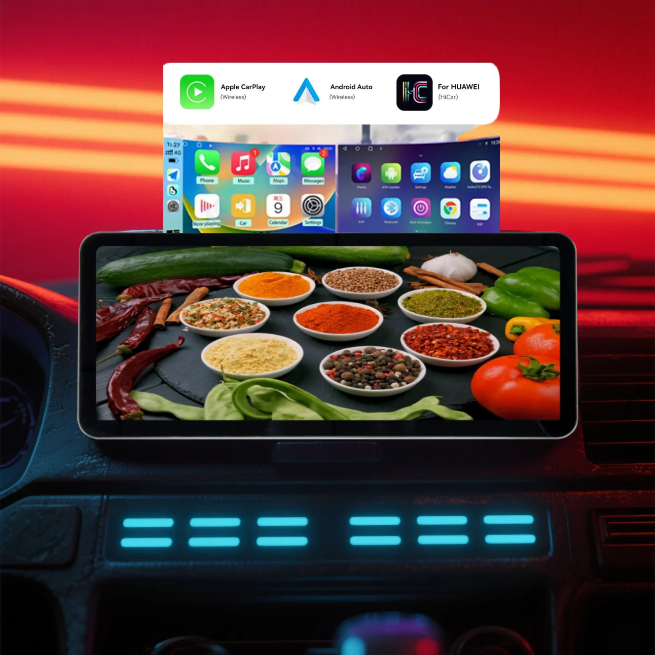 Беспроводной модуль Carplay для Mercedes Benz C Class/w205/GLC 2016-2022 Android Carplay GPS-навигация Автомобильный радиоприемник