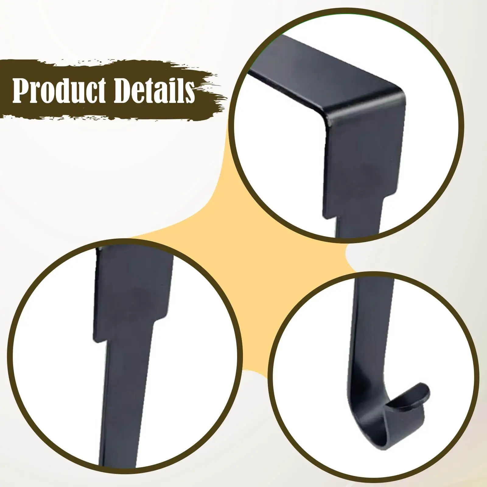 Christmas Stockings Holder Set Metal Hooks Velvet Mantel Decor Garland Hanger for Holiday Home
