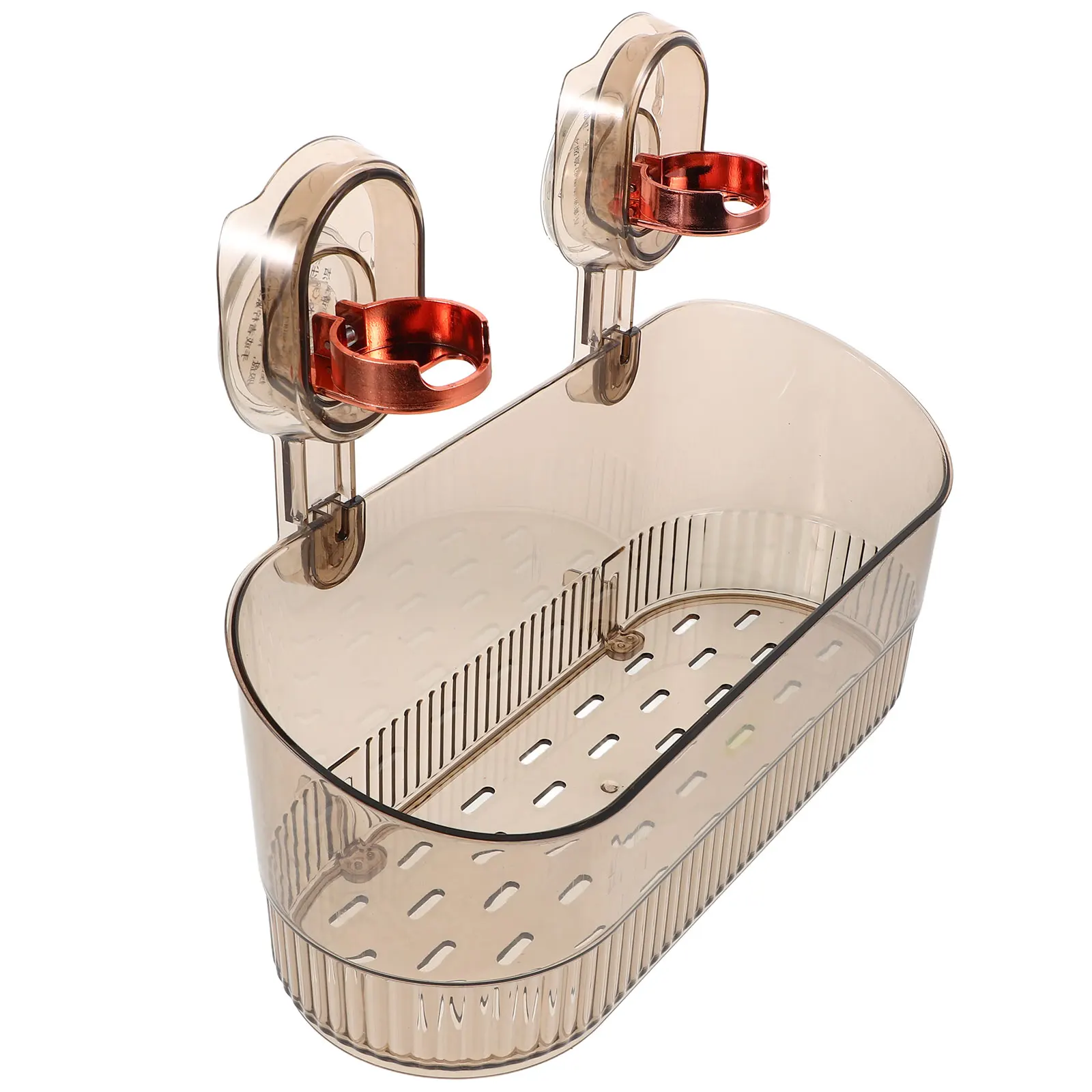 

Suction Cup Rack Bathroom Shower Storage Organizer Dish Towel Holder No Drill Strong Cups Wall Shelves Bath Accessories Storage