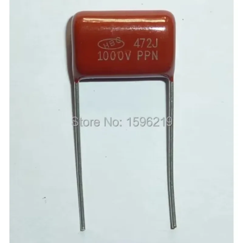 

10Pcs/100Pcs CBB Capacitor 1000V 472J 1KV 4700pF 4.7nF P15 CBB81 Metallized Polypropylene Film Capacitor