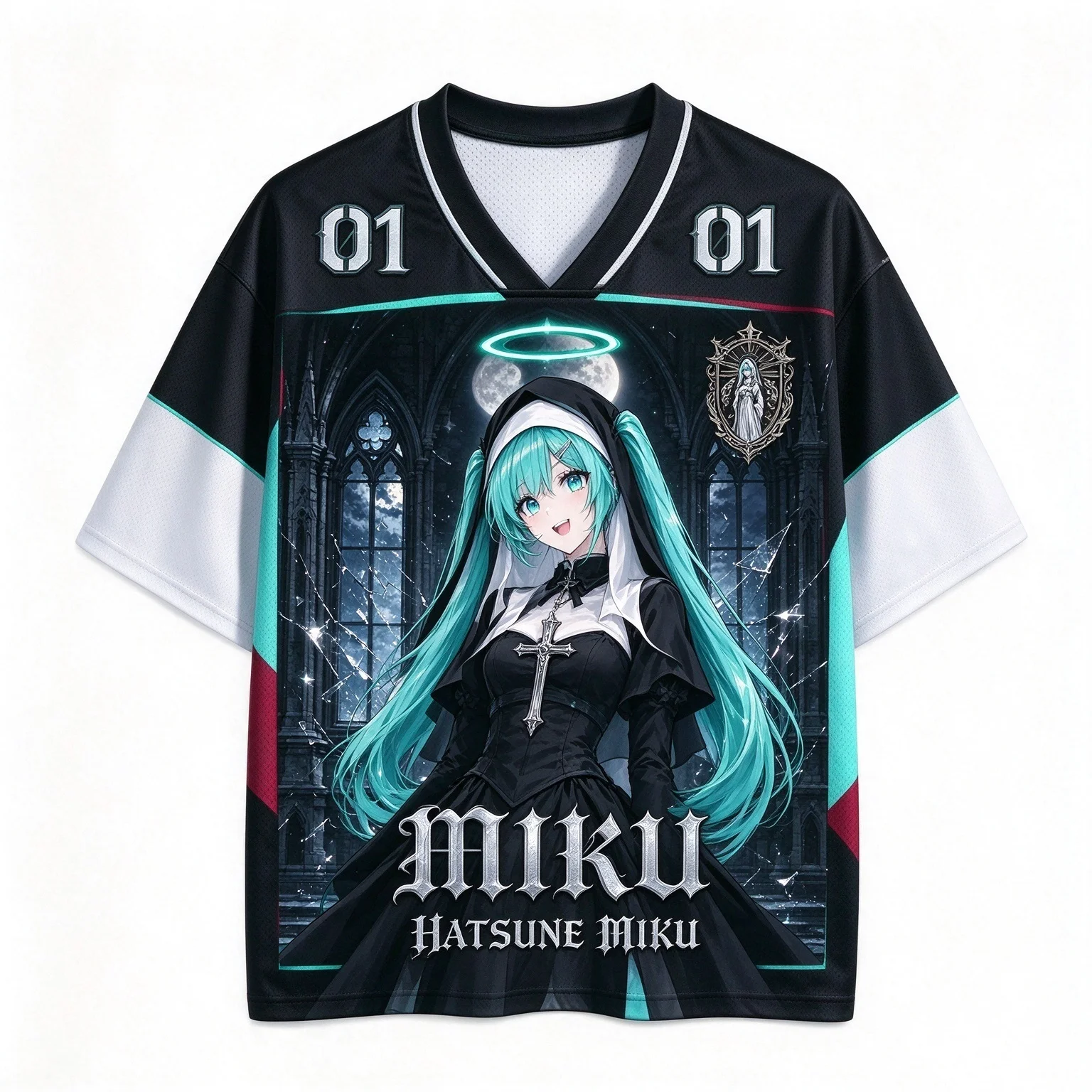 Daily Wear 2026 New Popular Hatsune Miku 01 Jersey Family Matching Set 3D Print T-shirt Skin-friendly Breathable Unisex Shirts