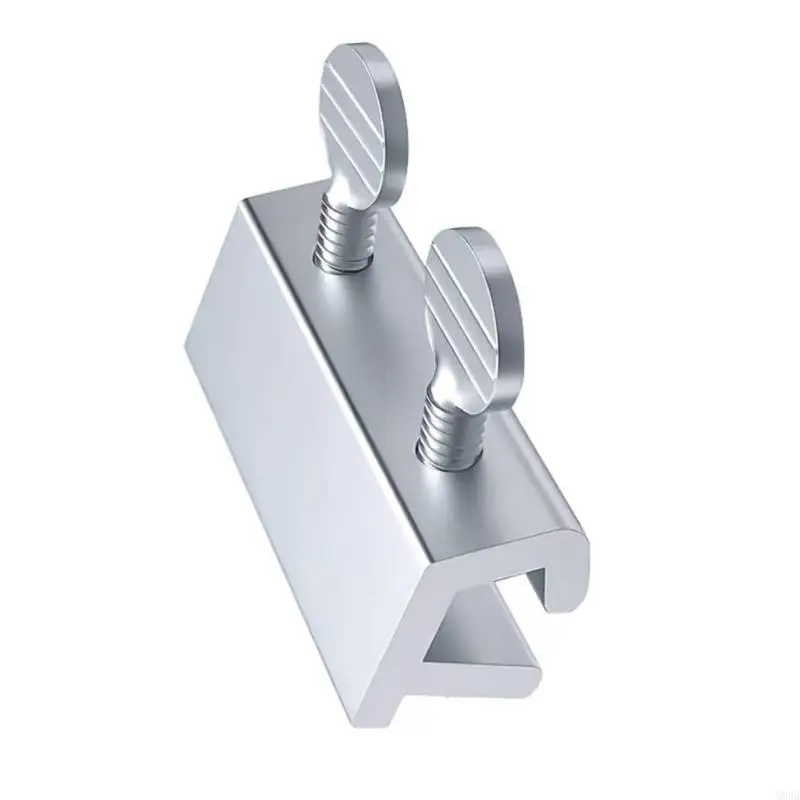 4 قطع من مقيدات أمان النوافذ المنزلقة، هيكل من الألومنيوم، بدون تركيب مثقاب، تصميم مقاوم للأطفال، قفل باب النافذة #2