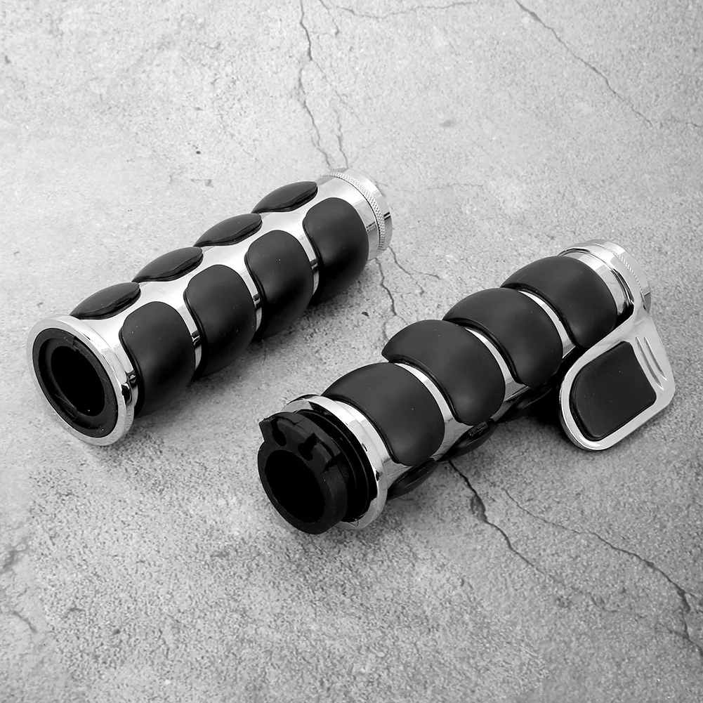 Handlebar Cover 25mm Motorcycle Handle Cover Handlebar Grip Modification Accessories with Effortless Button Motorcycle Handlebar