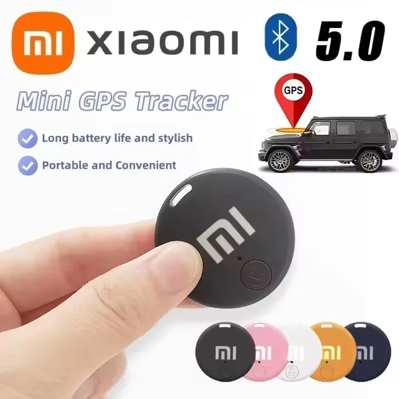 Xiaomi Bluetooth 5.0 Anti-Perso Localizzatore GPS Mini Dispositivo Intelligente Borse Chiave Per Animali Domestici Localizzatore di Localizzazione Auto Smart Finder Per IOS Android 2025